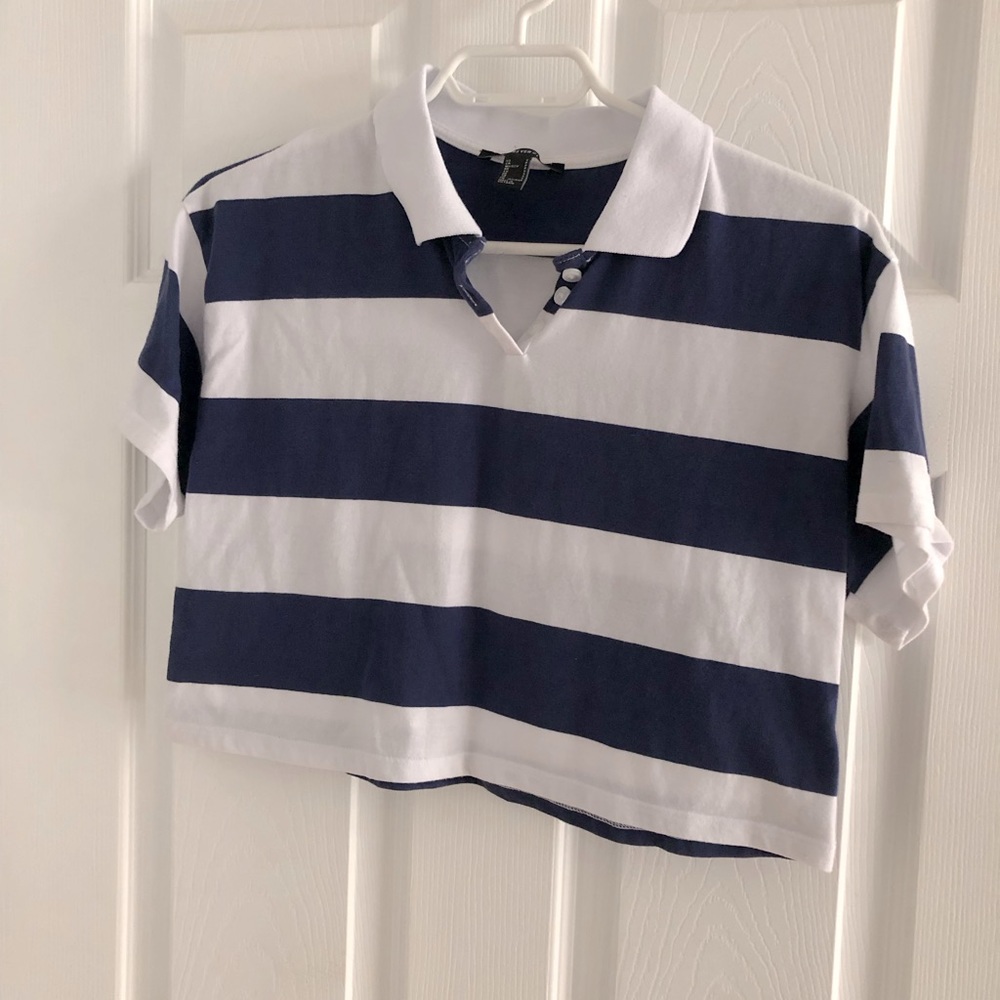 Cropped Polo T-shirt